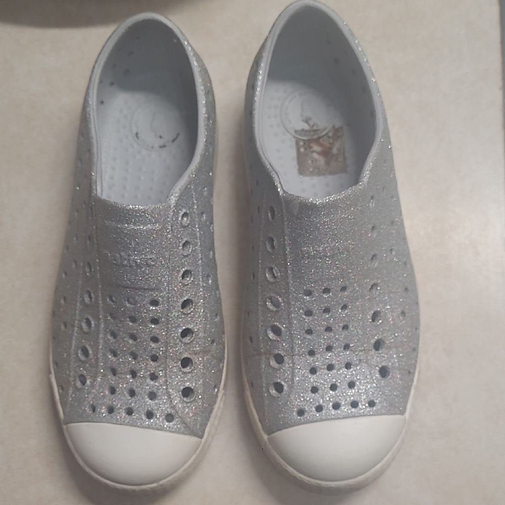 Native Jefferson Silver Bling Shoes